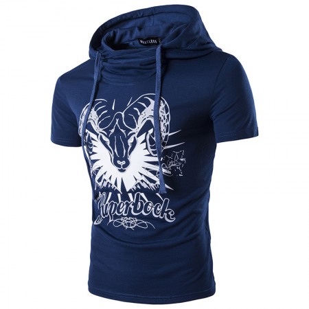 Men's Knitting Personality Pile Collar Casual Slim Long-Sleeved T-Shirt